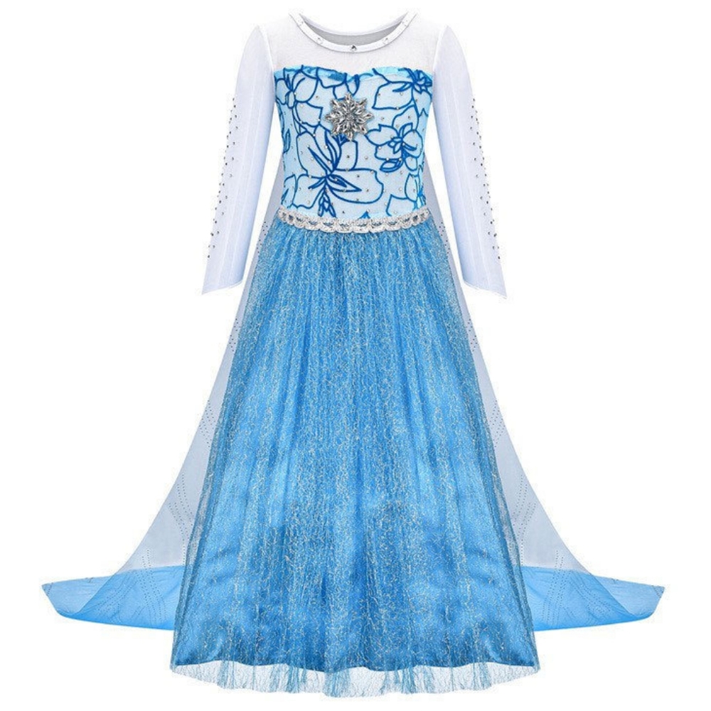 Elsa princess frozen dresses for girls parties and Halloween costumes - Picture 2 of 2